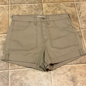 Jessica Simpson High Waist Utility Shorts Size 4/27 Stretch Cuffed